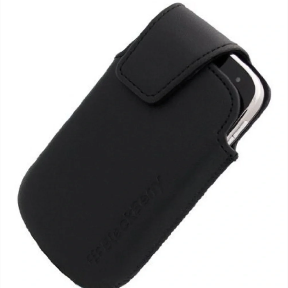 Blackberry 9900 9930 VINTAGE Black Holster Case